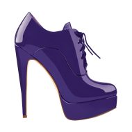 Plateau Hochfrontpumps Stiefeletten - Image 21