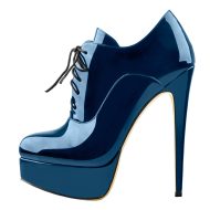Plateau Hochfrontpumps Stiefeletten - Image 10