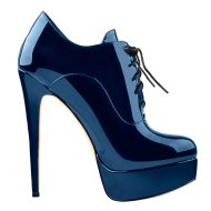 Plateau Hochfrontpumps Stiefeletten - Image 12