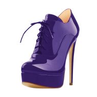 Plateau Hochfrontpumps Stiefeletten - Image 20