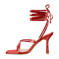 Stiletto Sandalen mit Knöchelriemen und eckiger Zehenpartie - Image 2