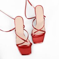 Stiletto Sandalen mit Knöchelriemen und eckiger Zehenpartie - Image 8