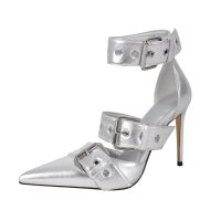 Pumps mit Schnallen Abendschuhe Stilettos - Image 11