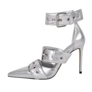 Pumps mit Schnallen Abendschuhe Stilettos - Image 9