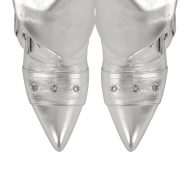Plateau Stiefeletten verzierte Schnallen Nieten - Image 15