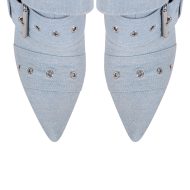 Plateau Stiefeletten verzierte Schnallen Nieten - Image 5