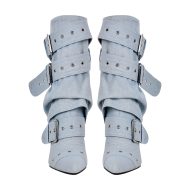 Plateau Stiefeletten verzierte Schnallen Nieten - Image 3