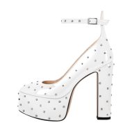 Nieten Plateau Pumps mit klobigem Absatz - Image 5