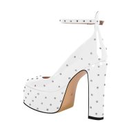 Nieten Plateau Pumps mit klobigem Absatz - Image 7