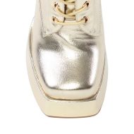 Schnür Stiefeletten mit klobigem Absatz und Plateausohle - Image 13