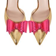 Slingbacks Stilettos High Heels Absatzschuhe verzierte Schleife - Image 11