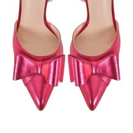 Slingbacks Stilettos High Heels Absatzschuhe verzierte Schleife - Image 15