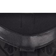 Cowboy Boots Bestickte Westernstiefel mit Blockabsatz Halbstiefel Schwarz - Image 5