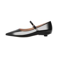 Flache Schuhe Lack Mary Janes Pumps Spitze Zehen - Image 6