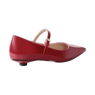 Flache Schuhe Lack Mary Janes Pumps Spitze Zehen - Image 13