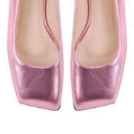 Flache Pumps mit Knöchelriemchen verzierte Schmucksteinen Ballerinas - Image 5