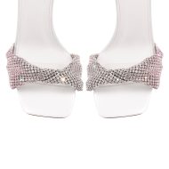Sandalen mit Knöchelriemchen Farbverlauf Glitzer High Heels Abendschuhe - Image 4