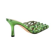 Pantoletten mit Absatz Slip On Pumps Abendschuhe verzierte Schmucksteinen - Image 10