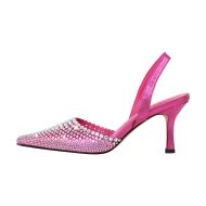 Slingbacks High Heels verzierte Schmucksteinen Spitze Zehen Abendschuhe - Image 5