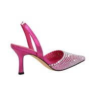 Slingbacks High Heels verzierte Schmucksteinen Spitze Zehen Abendschuhe - Image 7