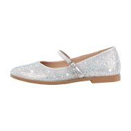 Runde Zehe Strass Schnalle Riemen Flats - Image 9