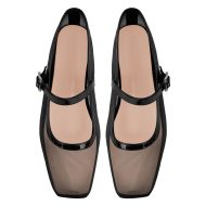 Ballerinas Flache Schuhe mit Riemen - Image 4