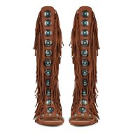 Sandalenstiefel mit abgerundeter Zehenpartie Quaste und Schnalle - Image 7