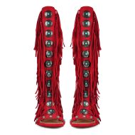 Sandalenstiefel mit abgerundeter Zehenpartie Quaste und Schnalle - Image 11