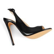 Dünne High Heels Slingback Sandalen mit offener Zehenpartie - Image 3