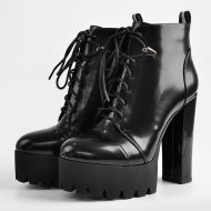 Plateau Stiefeletten mit klobigem Absatz - Image 3