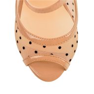 Peep Toed Plateau Pumps mit Schnallen Riemchenpumps Sexy Stilettos Mesh Riemchenpumps - Image 10