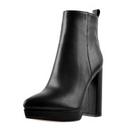 Stiefeletten mit spitzer Zehenpartie und klobigem Absatz - Image 5