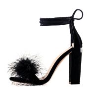 High Heels mit runden Zehenriemen