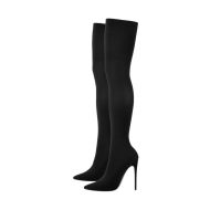 Spitze Zehen Overknee Strümpfe Stiefel