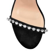 Stiletto Sandalen mit Knöchelriemen und Strasssteinen - Image 5