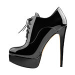 Plateau Hochfrontpumps Stiefeletten