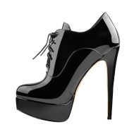 Plateau Hochfrontpumps Stiefeletten