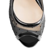 Plateau Punkte Netz Stiletto Pumps mit hohem Absatz - Image 3