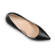 Klassische spitze Pumps mit klobigem Absatz - Image 4