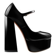 Mary Jane Plateau Pumps mit klobigem Absatz und hohem Absatz - Image 3