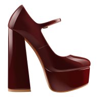 Mary Jane Plateau Pumps mit klobigem Absatz und hohem Absatz - Image 10