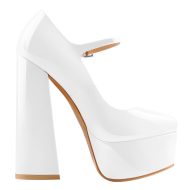 Mary Jane Plateau Pumps mit klobigem Absatz und hohem Absatz - Image 16