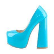 Plateau Pumps mit klobigem High Heel - Image 15