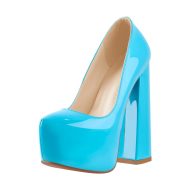 Plateau Pumps mit klobigem High Heel - Image 18